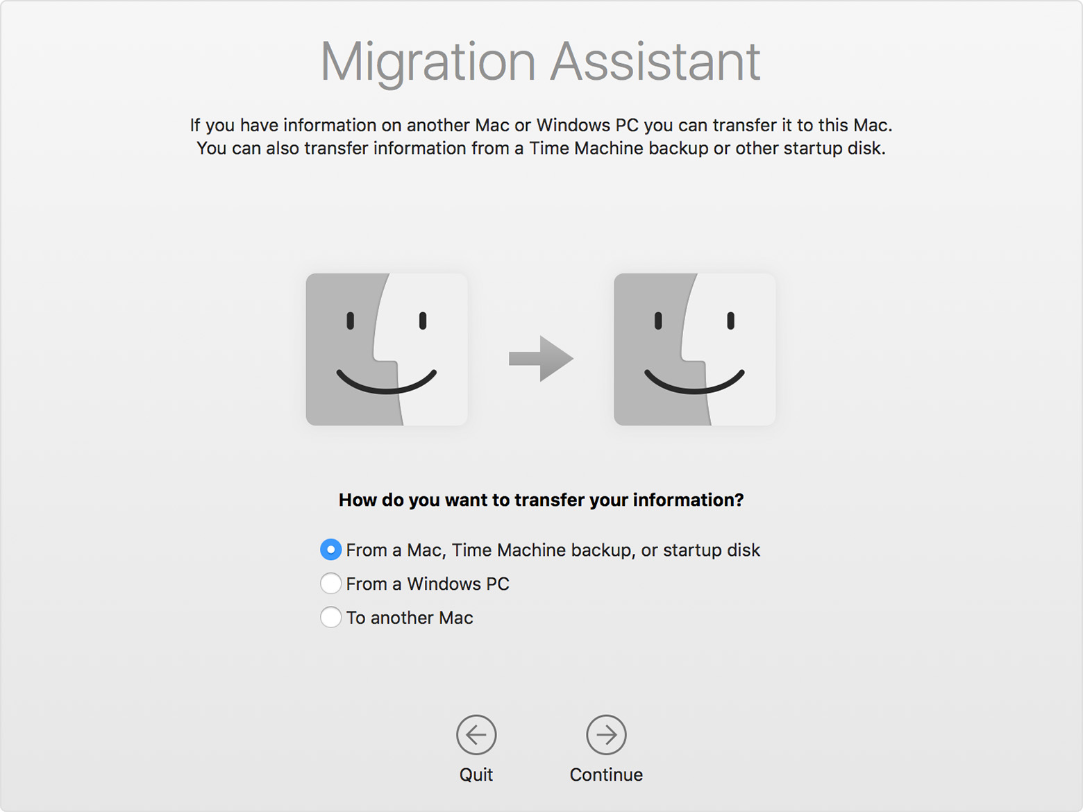 Migration Assistant