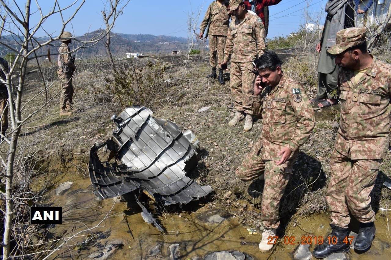 Unidentified Military Aircraft downed in Pakistan-occupied Kashmir