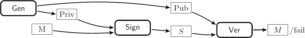 signature scheme with total message recovery