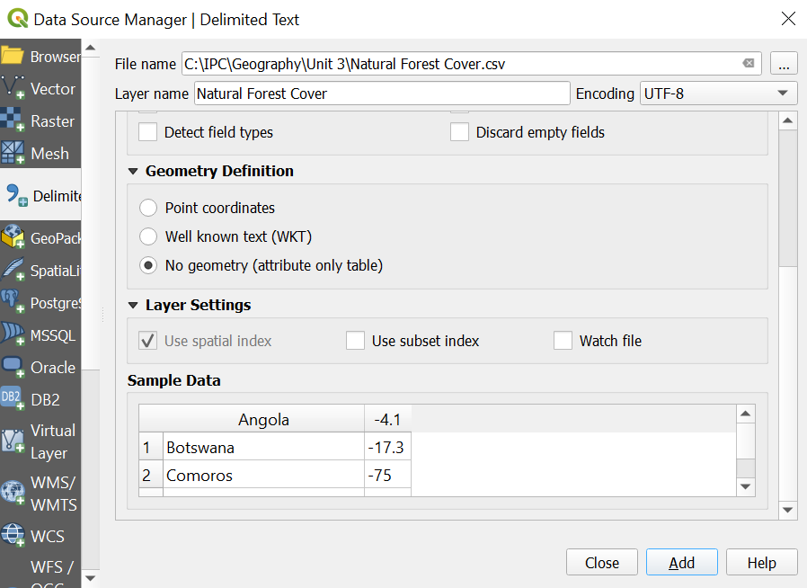 QGIS screenshot