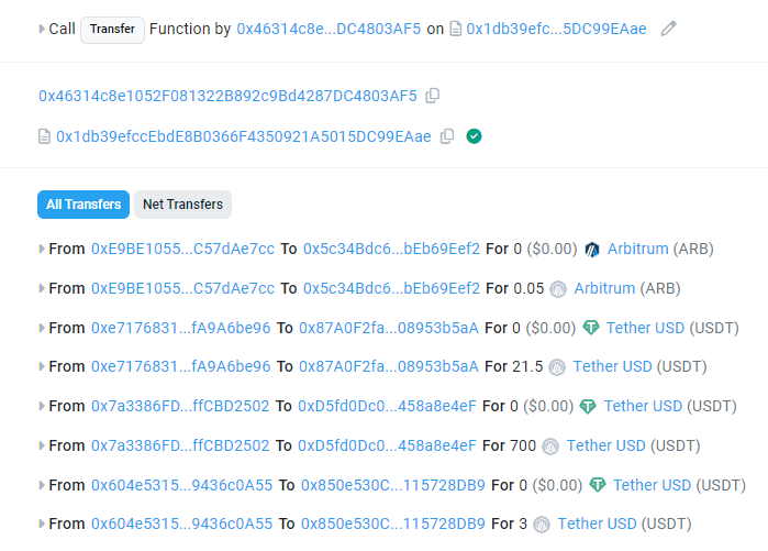 Strange transaction details with fake token contracts