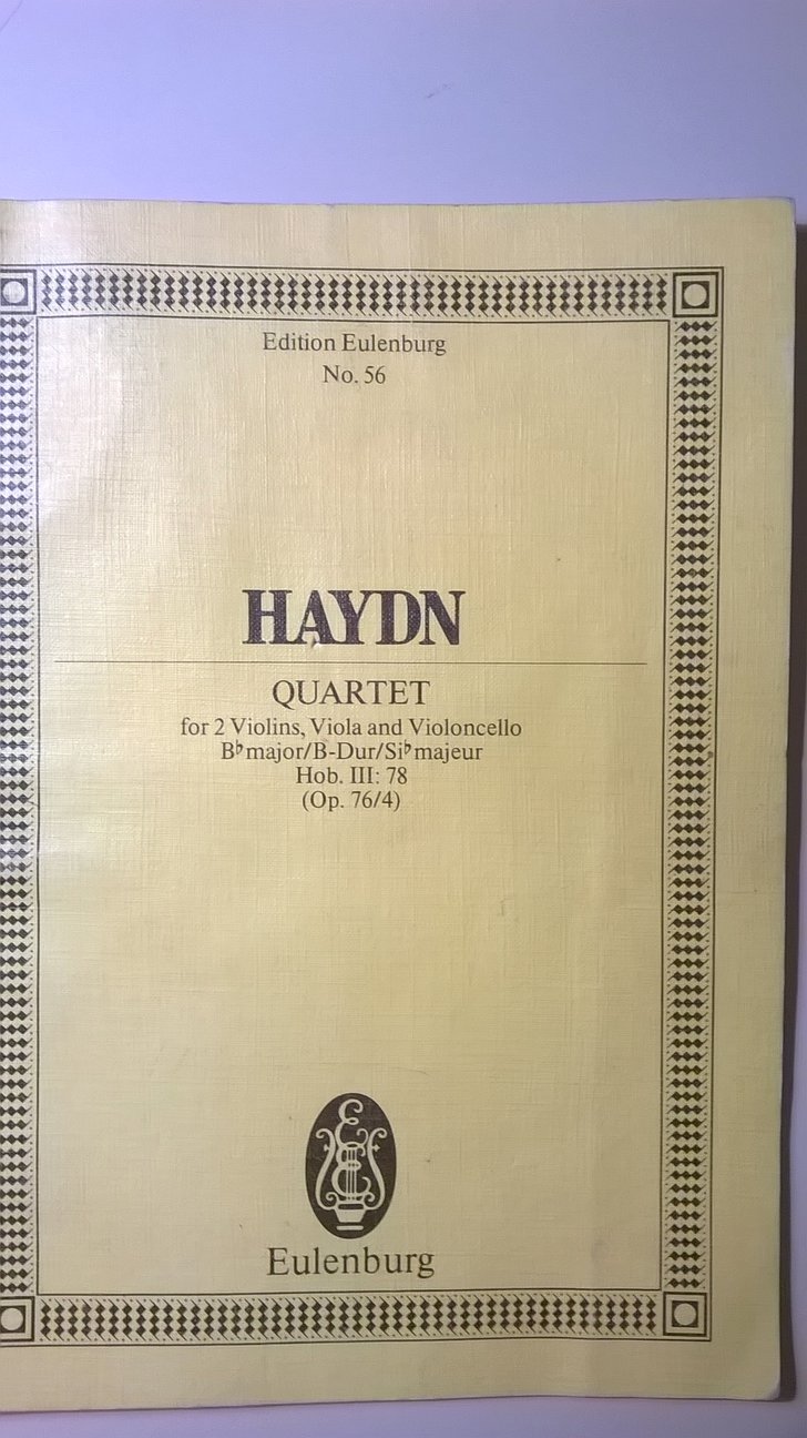 Picture of sheet music