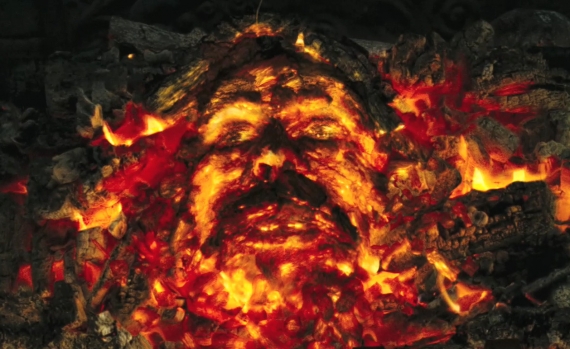 Sirius Black head in fire 2