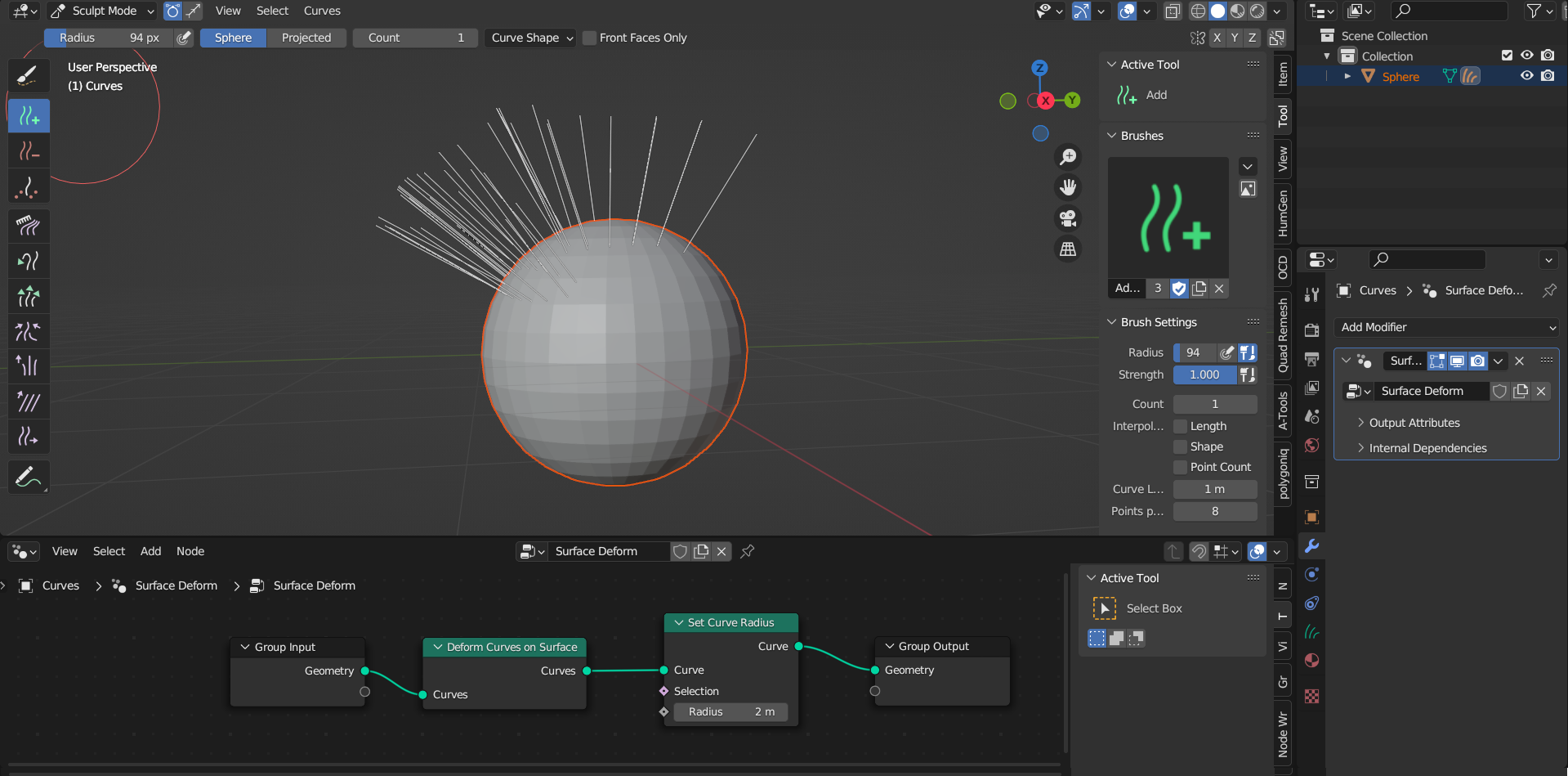 Just added a bigger curve radius