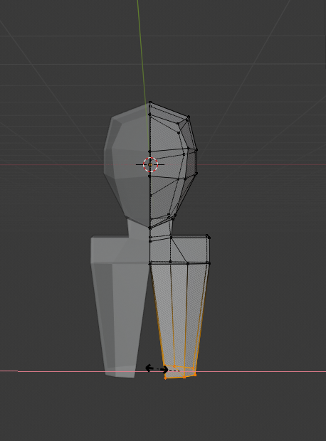 Scaling along the x-axis