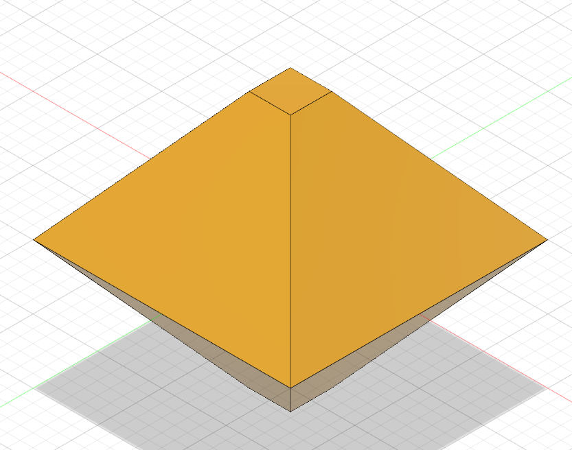 Octahedron with upper and lower tip cut