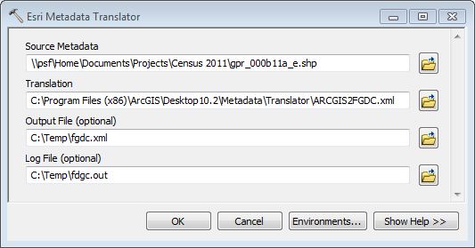 XML Translator Dialog