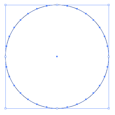 Circle with several additional anchor points.