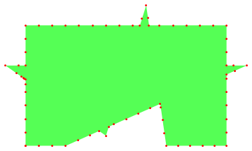 polygon showing outer boundary method-2