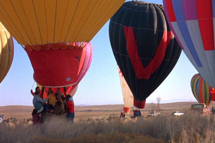 Hot Air Balloons launching to spread the toxin