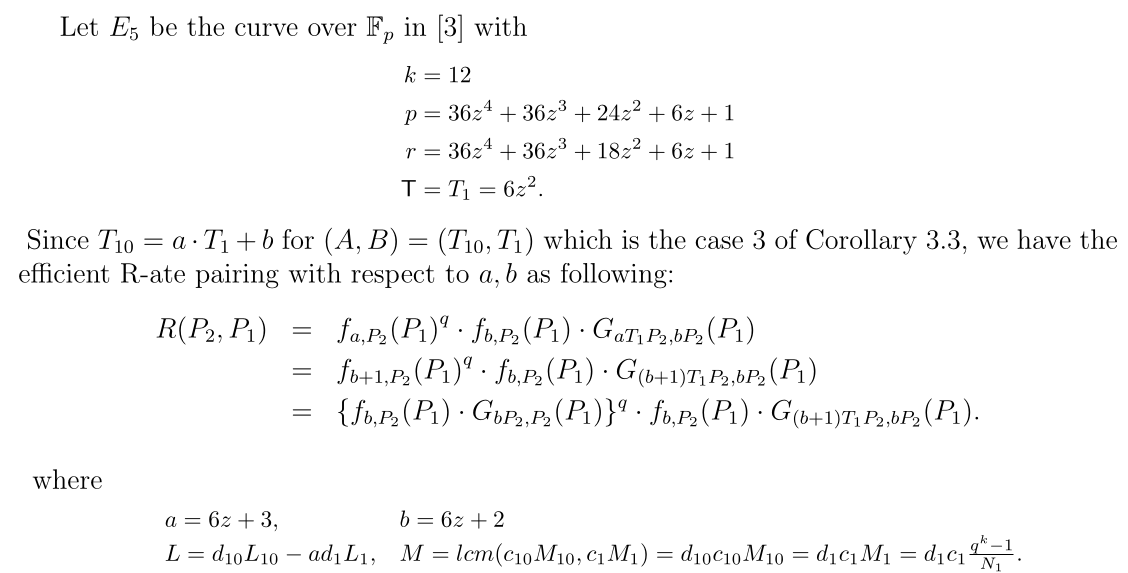 R-ate pairing definition