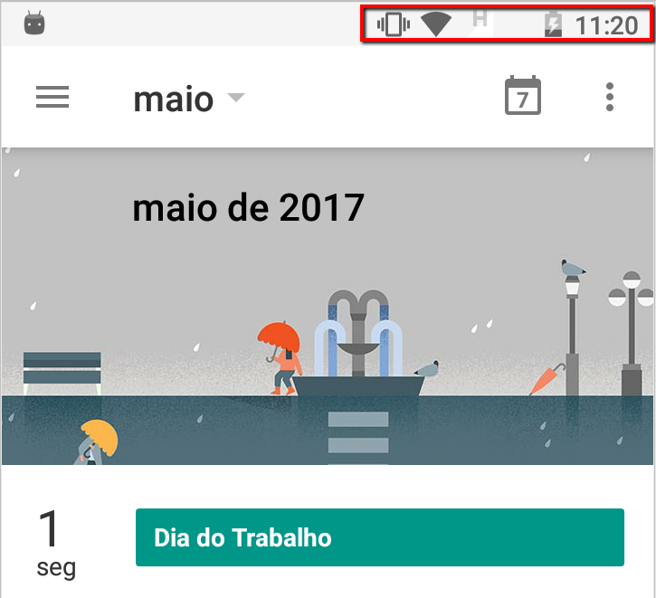 Aplicativo Google Agenda