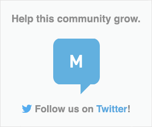 Help this community grow -- follow us on twitter!