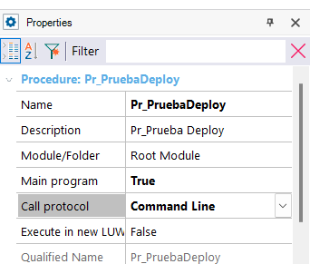 Coloqué call protocoll= command line