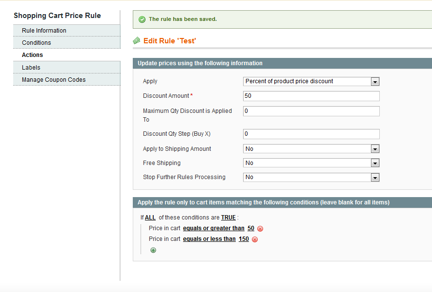 Price rule 2