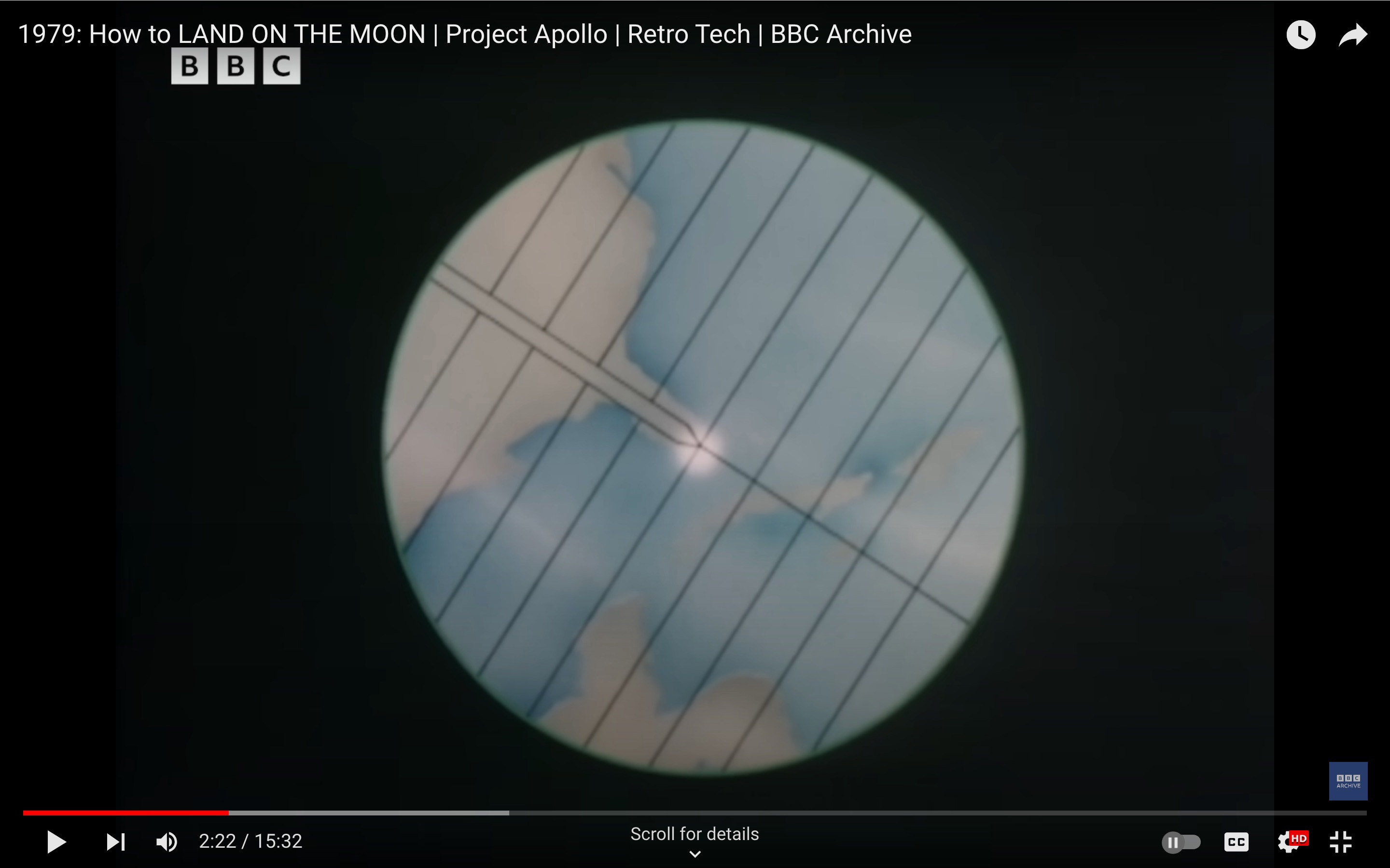 screenshot from renowned science historian James Burke's explanations in "1979: How to LAND ON THE MOON | Project Apollo | Retro Tech | BBC Archive" https://youtu.be/xUeienIBE_Q?t=60