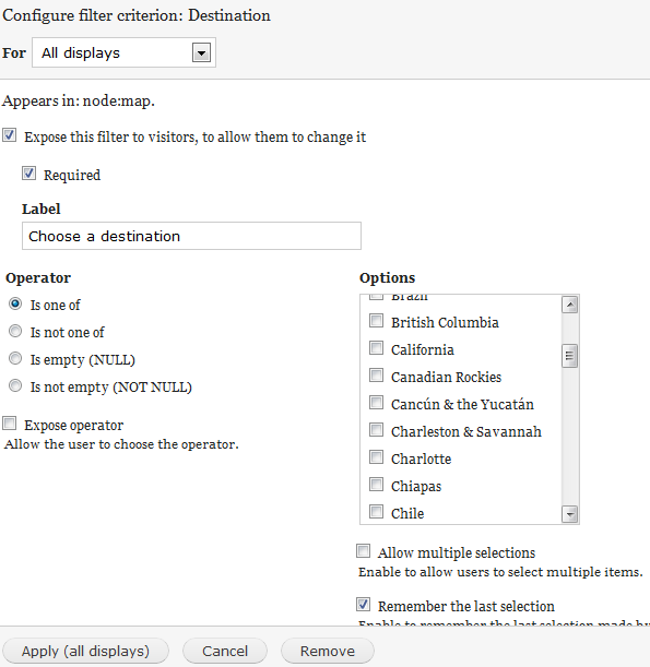 ampersands in views exposed filter2