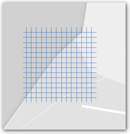 a grid of overlapping lines