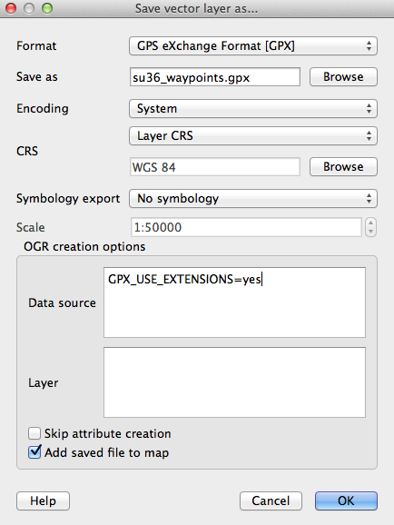 qgis Convert vector points to GPS waypoints and route Geographic Information Systems Stack Exchange