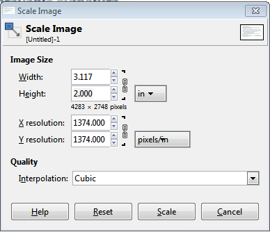 Scale attempt.