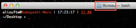 terminal titlebar