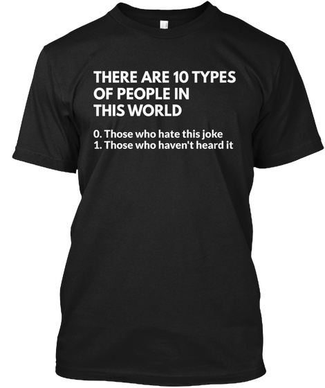 binary joke tshirt