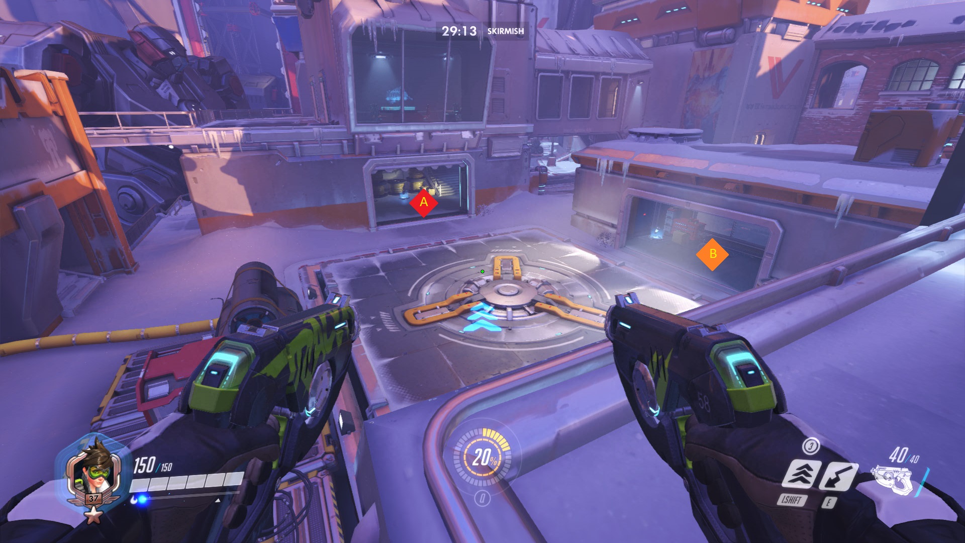 Volskaya turret placements