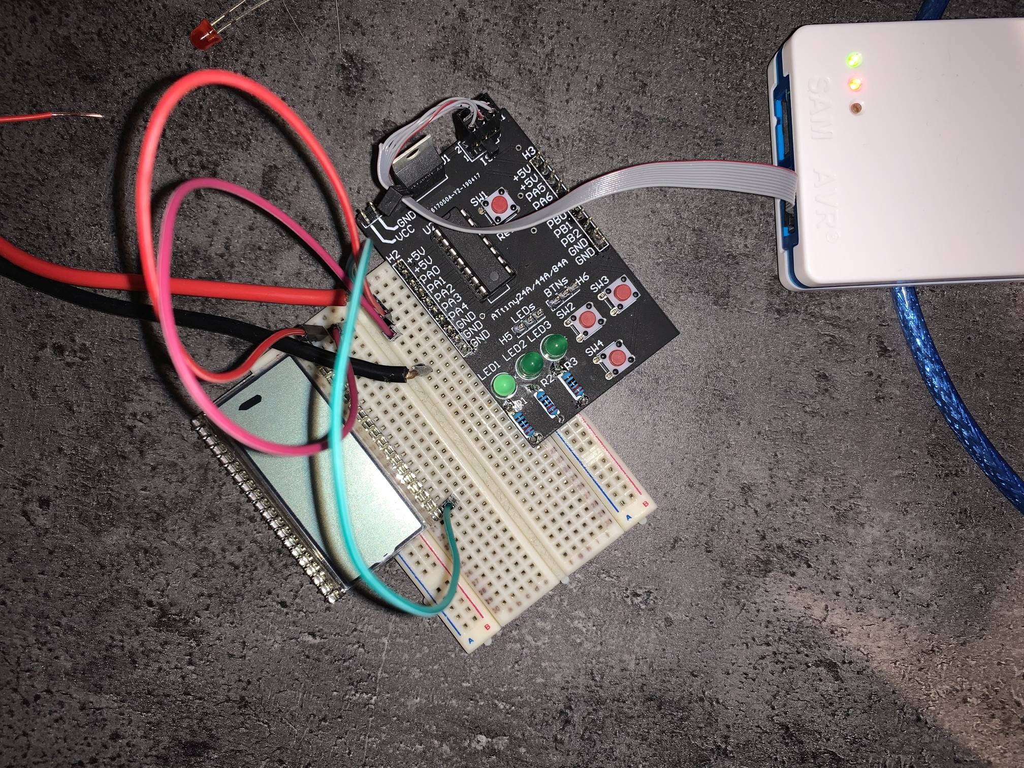 LCD Test setup