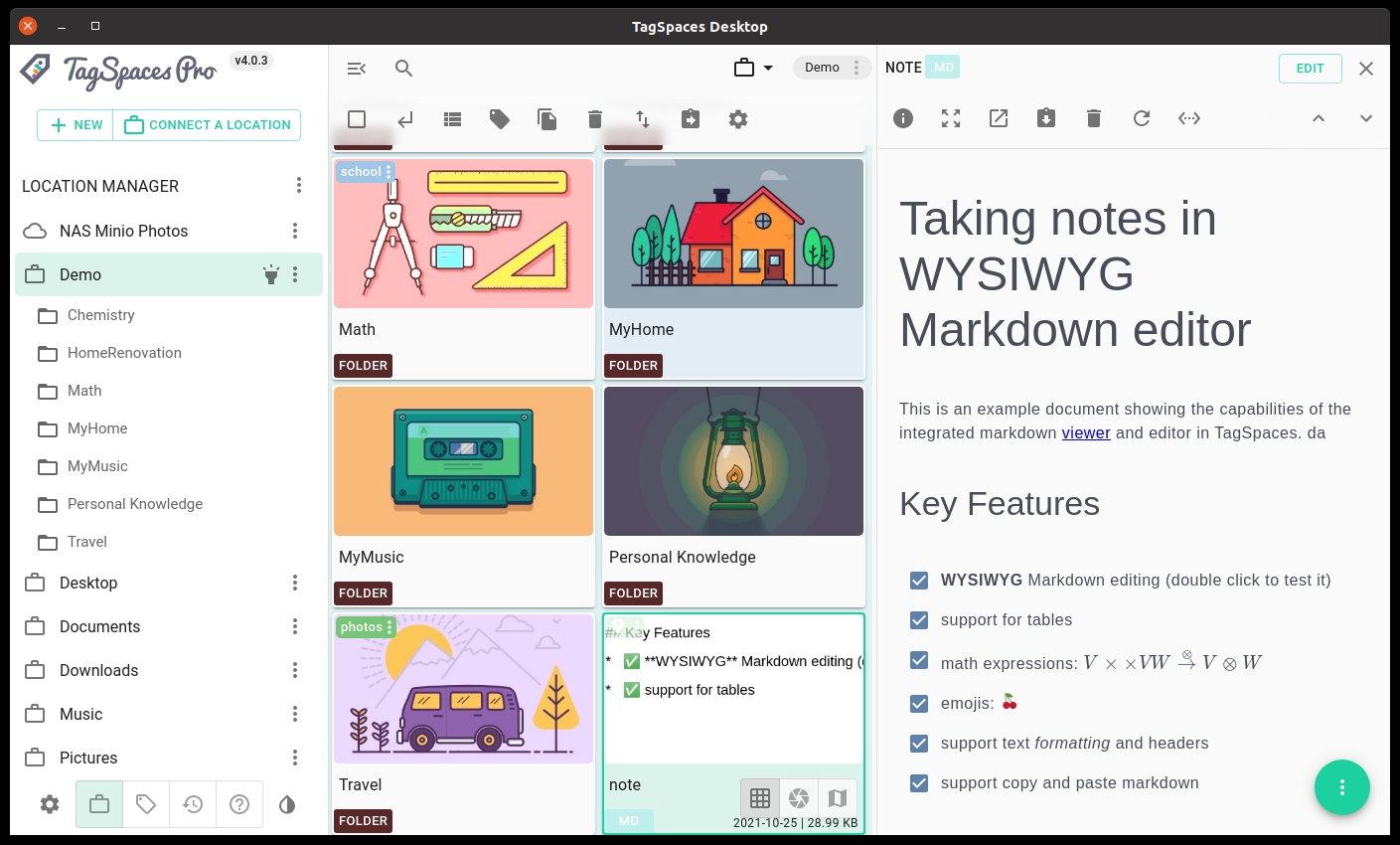 Tag Spaces Image