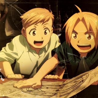 Edward and Alphonse Elric from Fullmetal Alchemist