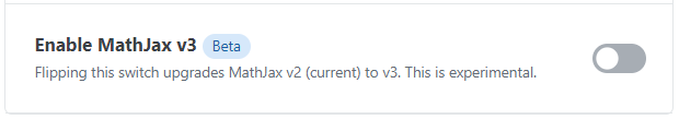 MathJax v3 User Preference Toggle