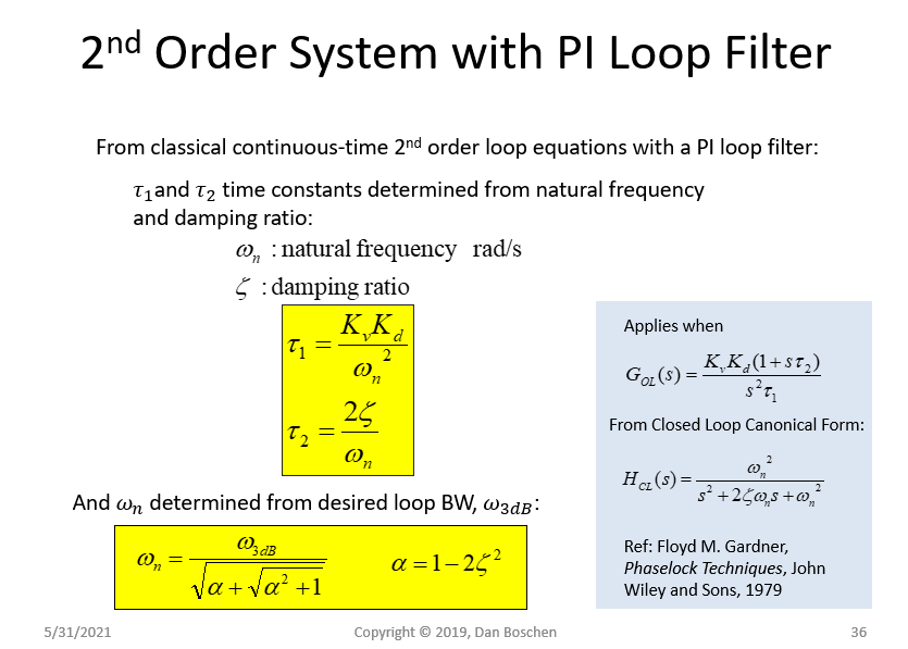 2nd order system