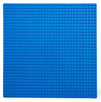 A blue baseplate.