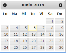 Fecha sin modificaciones