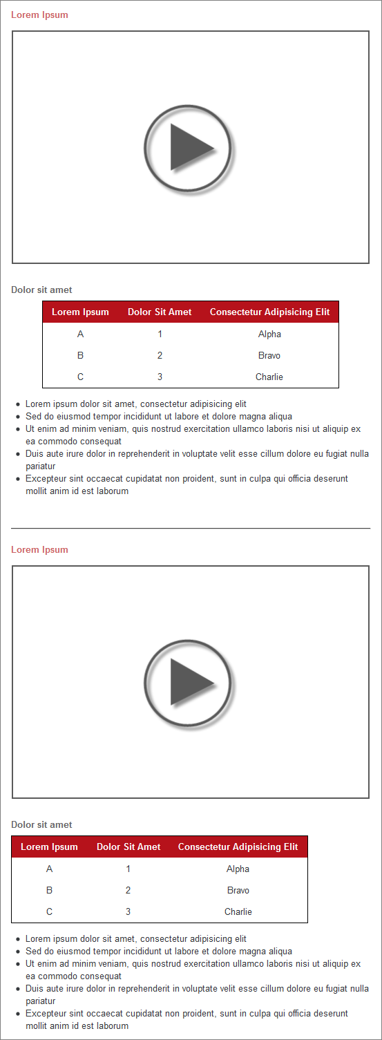 Example alternatives 2