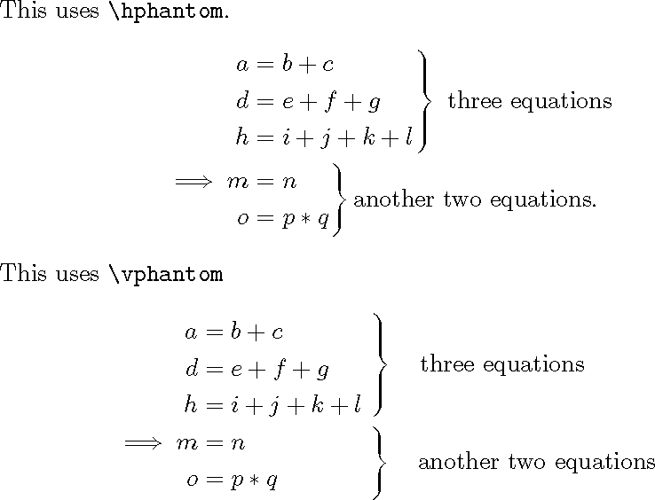 Cases Align Multiple Equations Within Right Braces Tex Latex