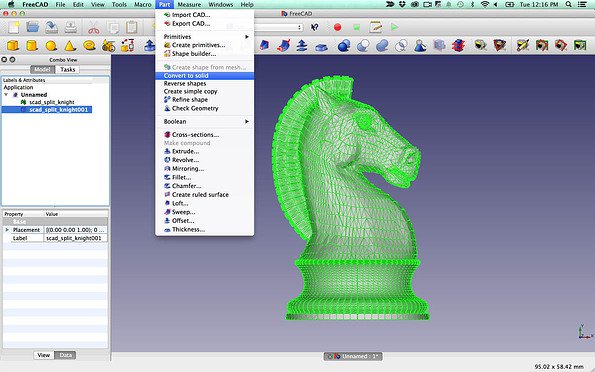 FreeCAD5 convert to solid