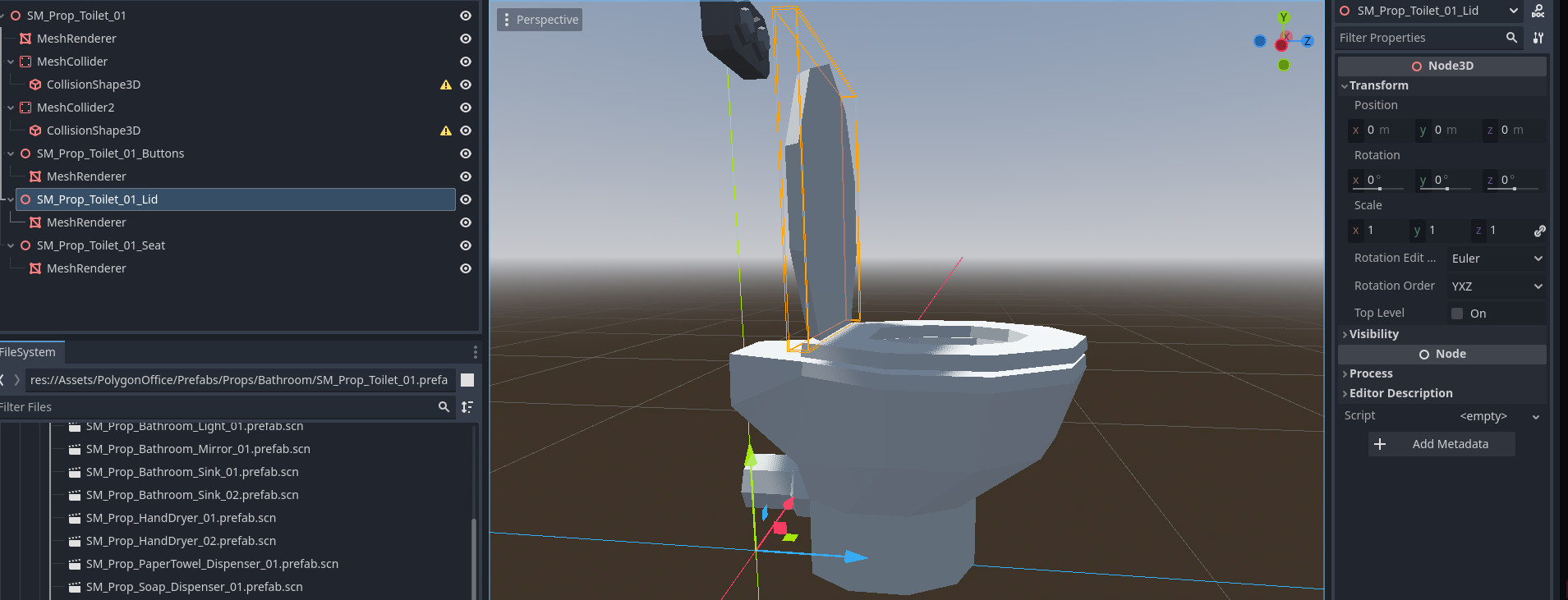 Toilet model