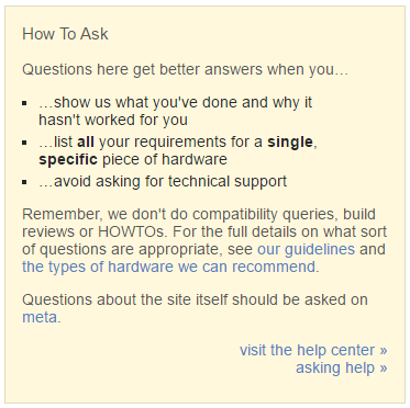 HR's custom "ask question" guidance