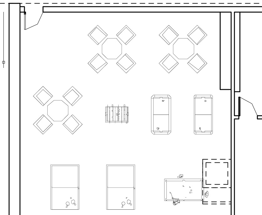 you can see how all the circles and round shapes are messed up, and how all the orthogonal lines are distorted.