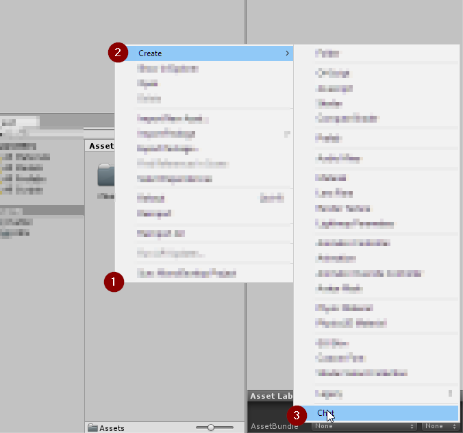 Asset creation process