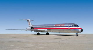 American Airlines old livery (MD-80)