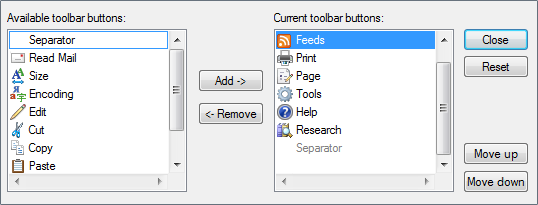 List Builder UI from Microsoft's Windows Design Guidelines