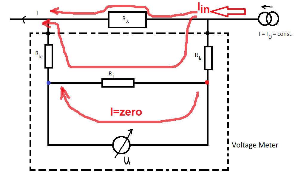 re-drawn OP schematic showing current paths.