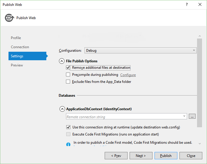 Publish Web / Settings / File Publish Options / Remove additional files at destination