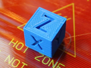 20 mm XYZ test cube