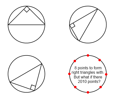 area right angled triangle