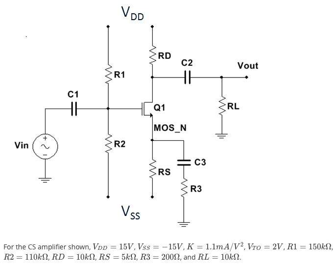 CS Mosfet Amplifier