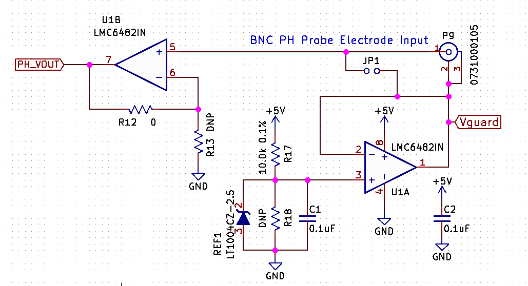 PH Probe Interface Schematic