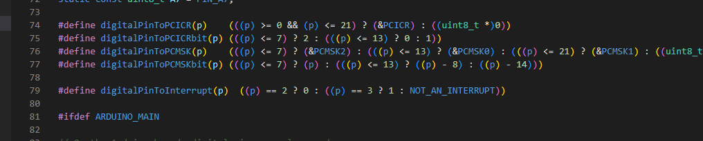 digitalPinToInterrupt macro definition